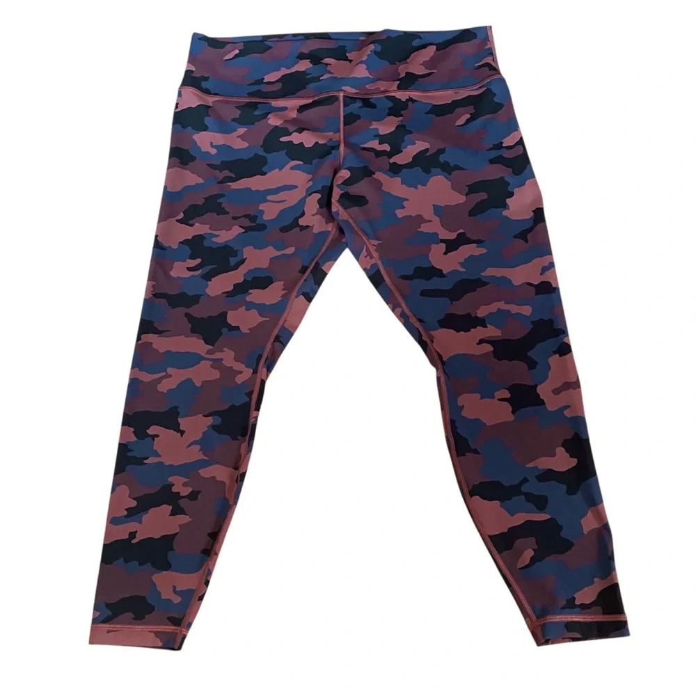 Lululemon Wunder Under High-Rise Luxtreme  Camo Smoky Red Night Sea Multi Sz 20